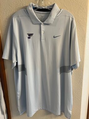 Nike Light Blue St. Louis Blues Men’s Polo size XL